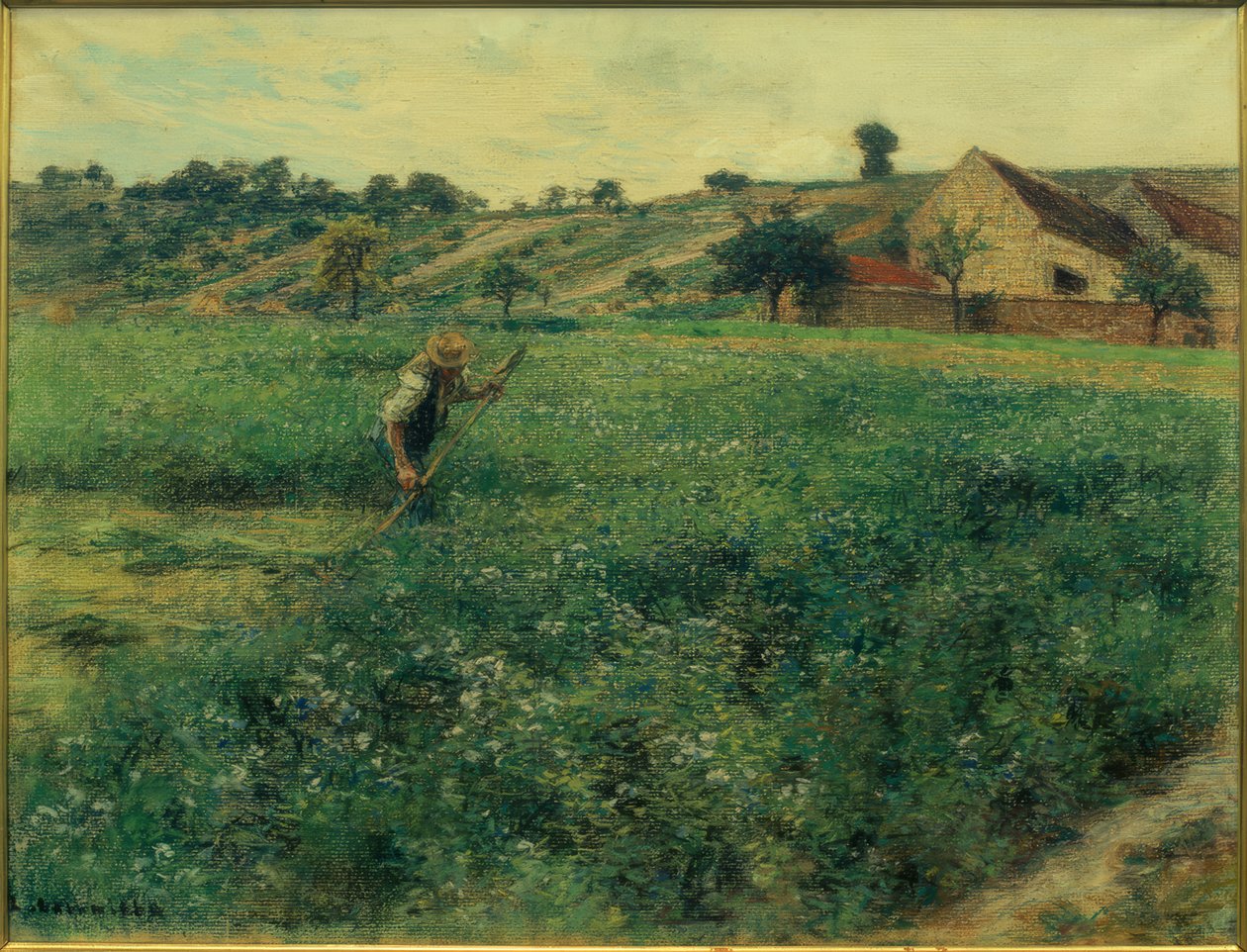 Mower in the Lucerne Field by Leon-Augustin Lhermitte