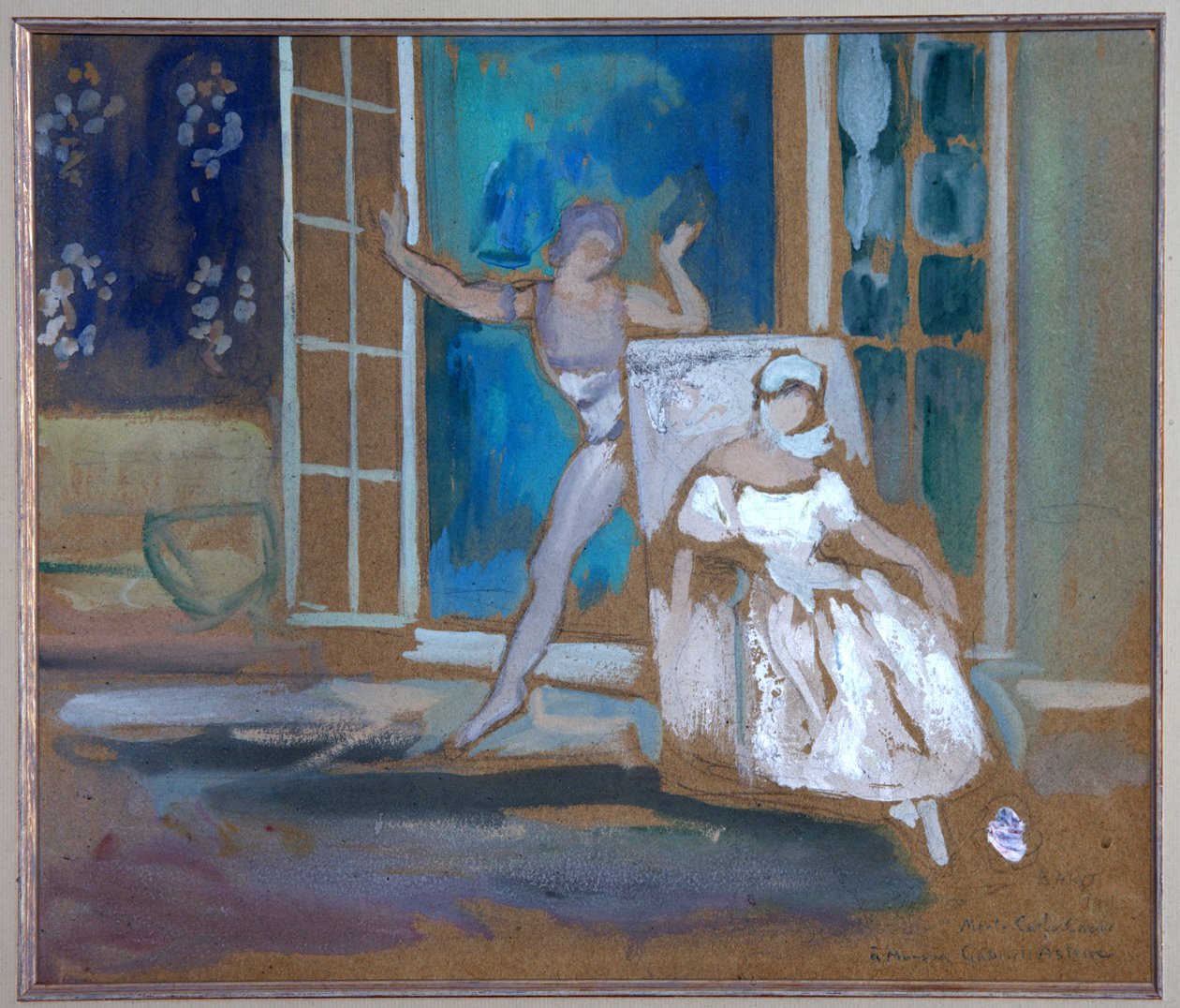 Vaslav Nijinski and Tamara Karsavina in the Ballet 