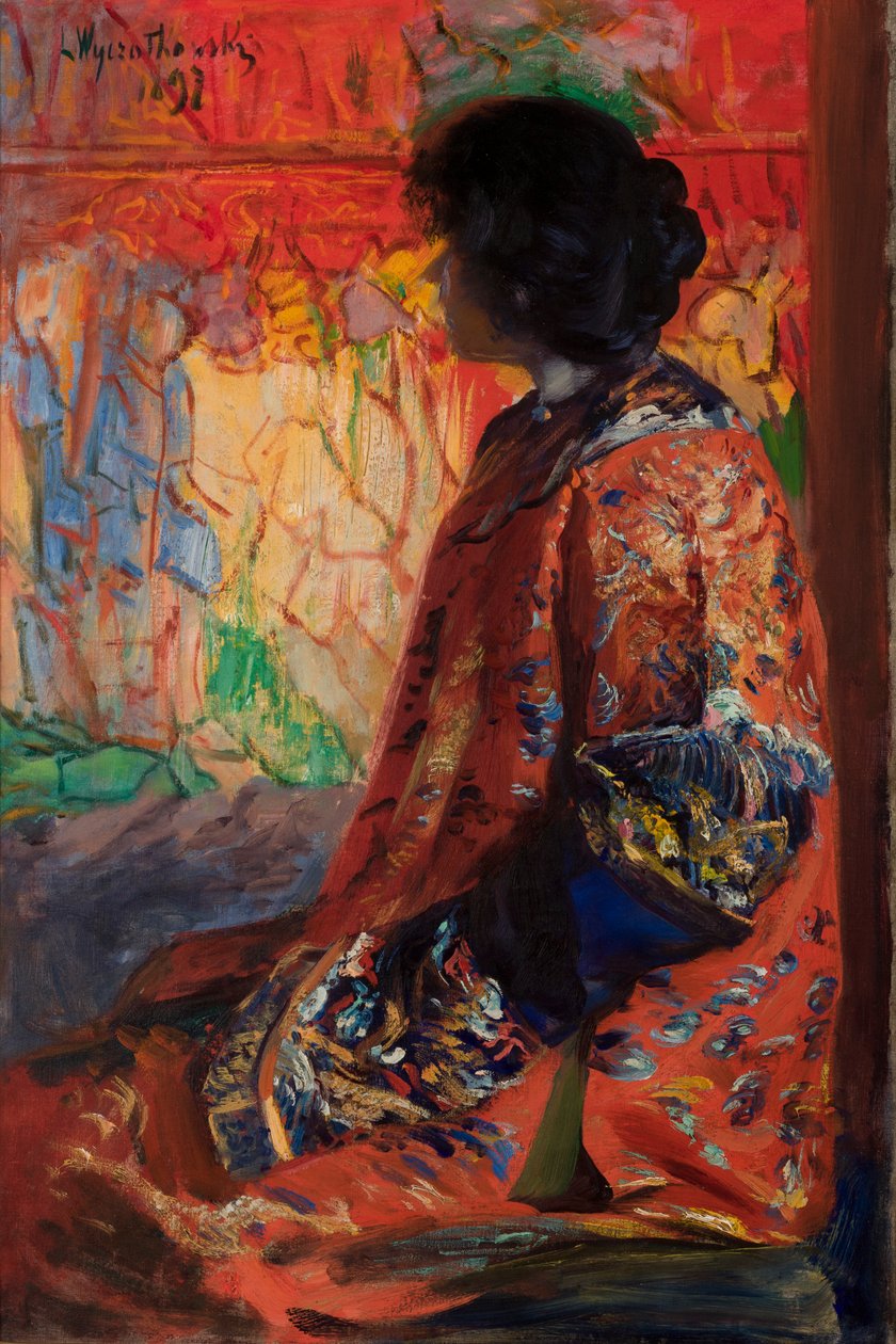 Japanese Woman by Leon Wyczolkowski
