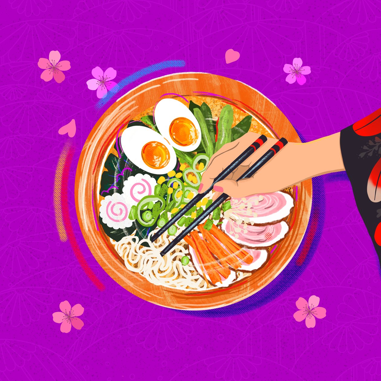 Ramen Bliss, 2025 by Leona Tsiara