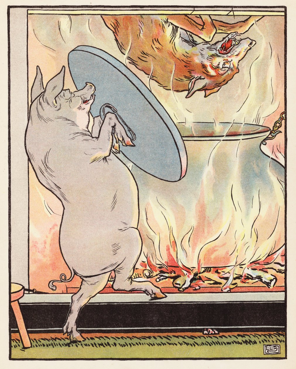 The Three Little Pigs by Leonard Leslie Brooke