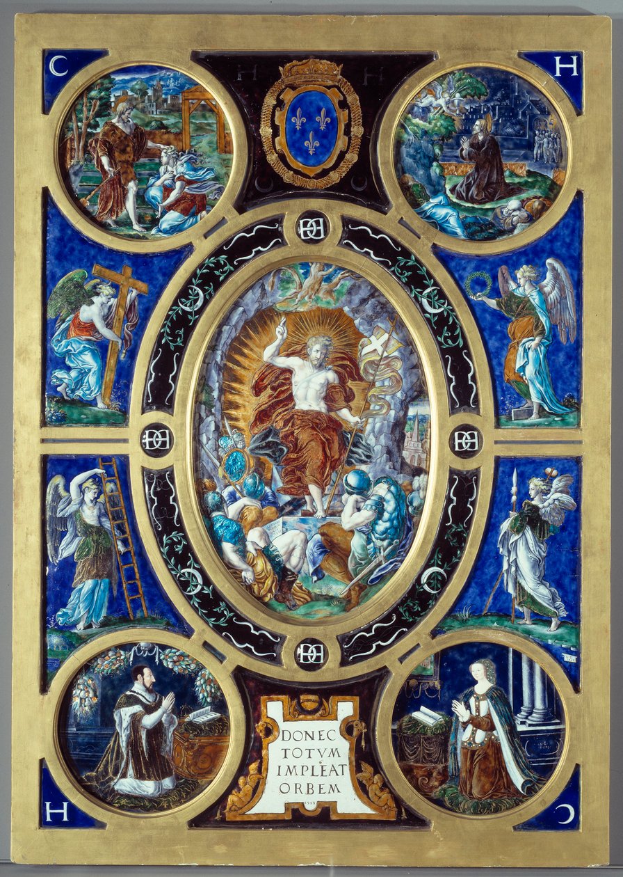 Altarpiece of the Holy Chapel: The Resurrection by Leonard Limosin