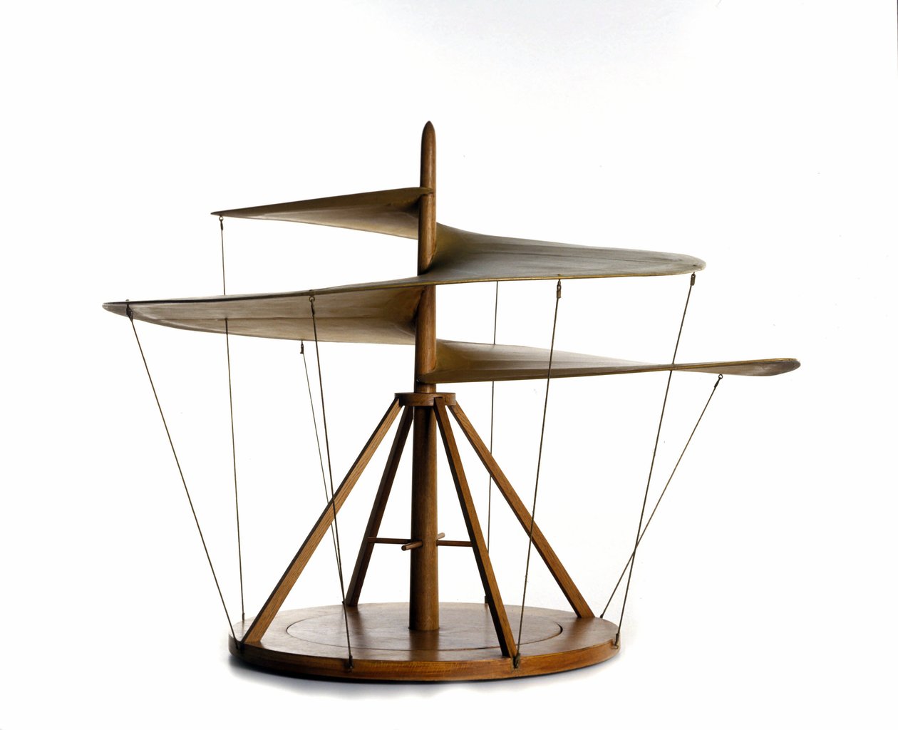 Model of the Air Screw (from the Drawing of Leonardo da Vinci) by Leonardo da (after) Vinci