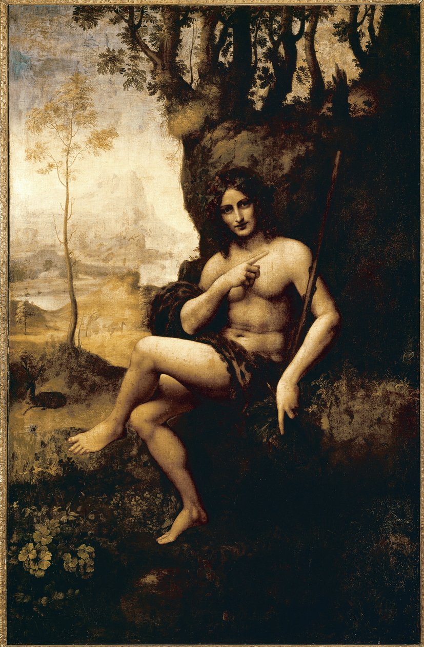 Bacchus by Leonardo da (studio of) Vinci