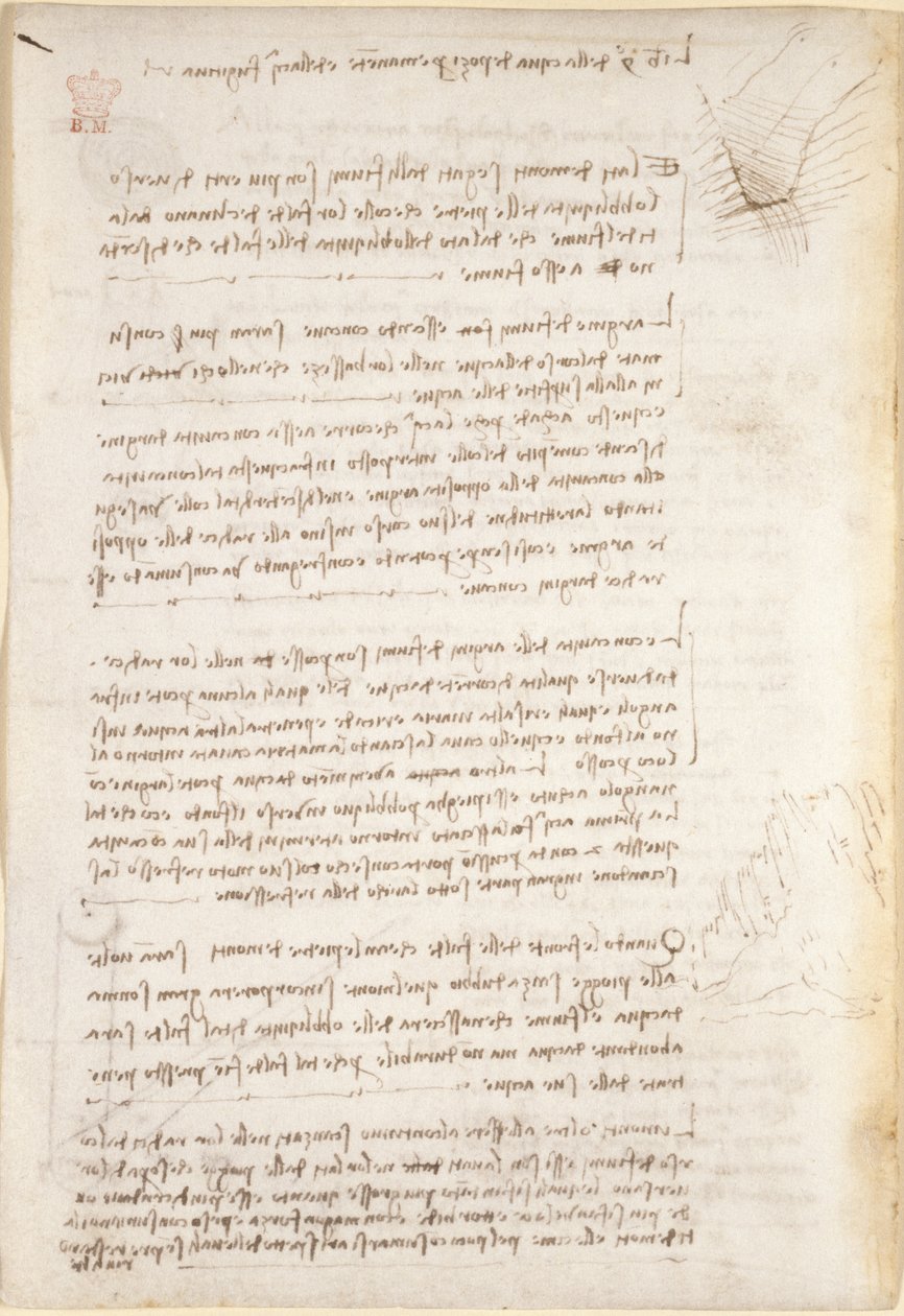 Notes and rough sketches on erosion caused by water, from 
