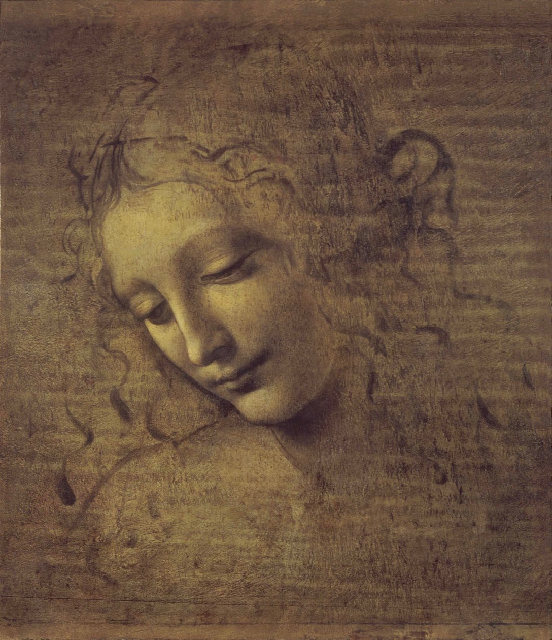 Head of a Woman La Scapigliata by Leonardo da Vinci