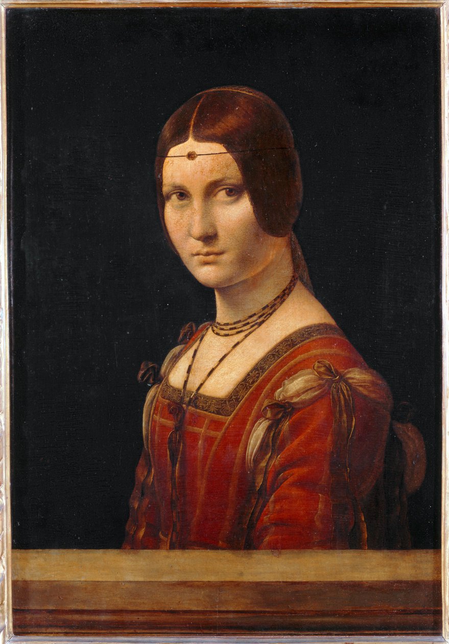 La Belle Ferroniere by Leonardo da Vinci