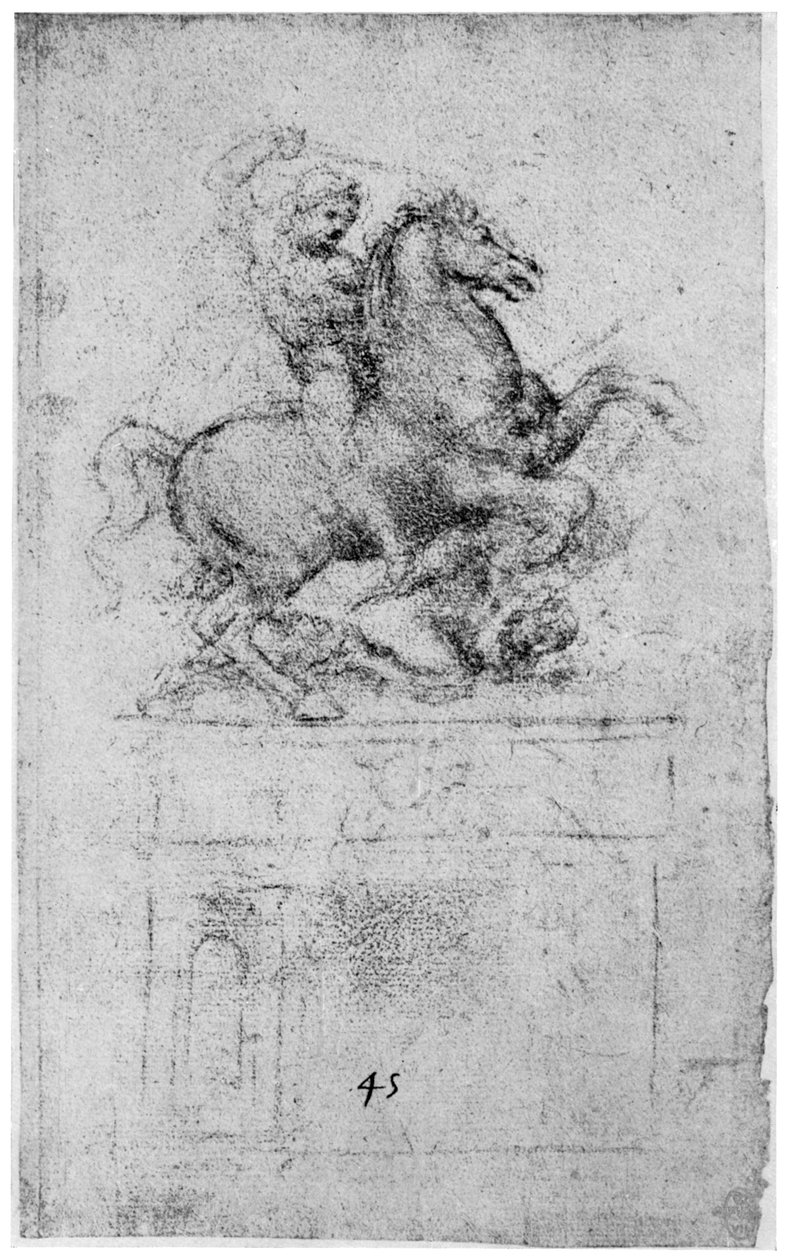 Study for the Trivulzio Monument, c1508 1954 by Leonardo da Vinci