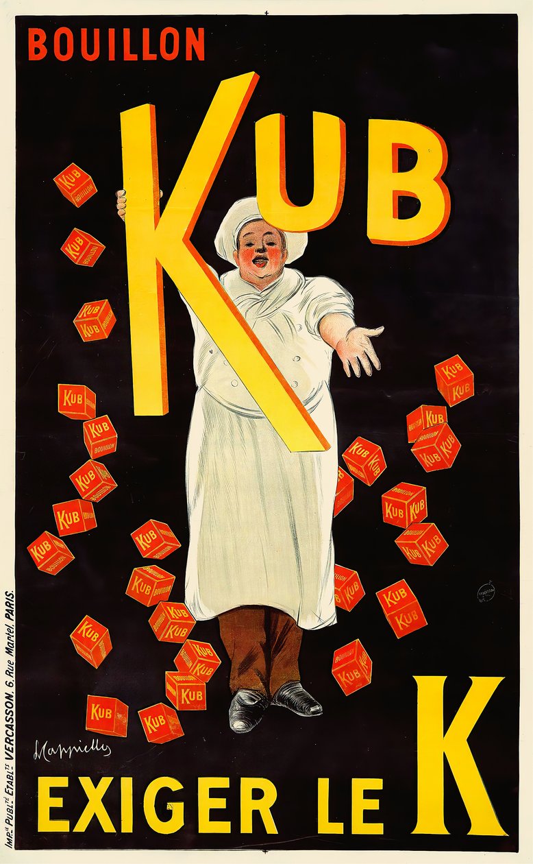 Bouillon Kub by Leonetto Cappiello