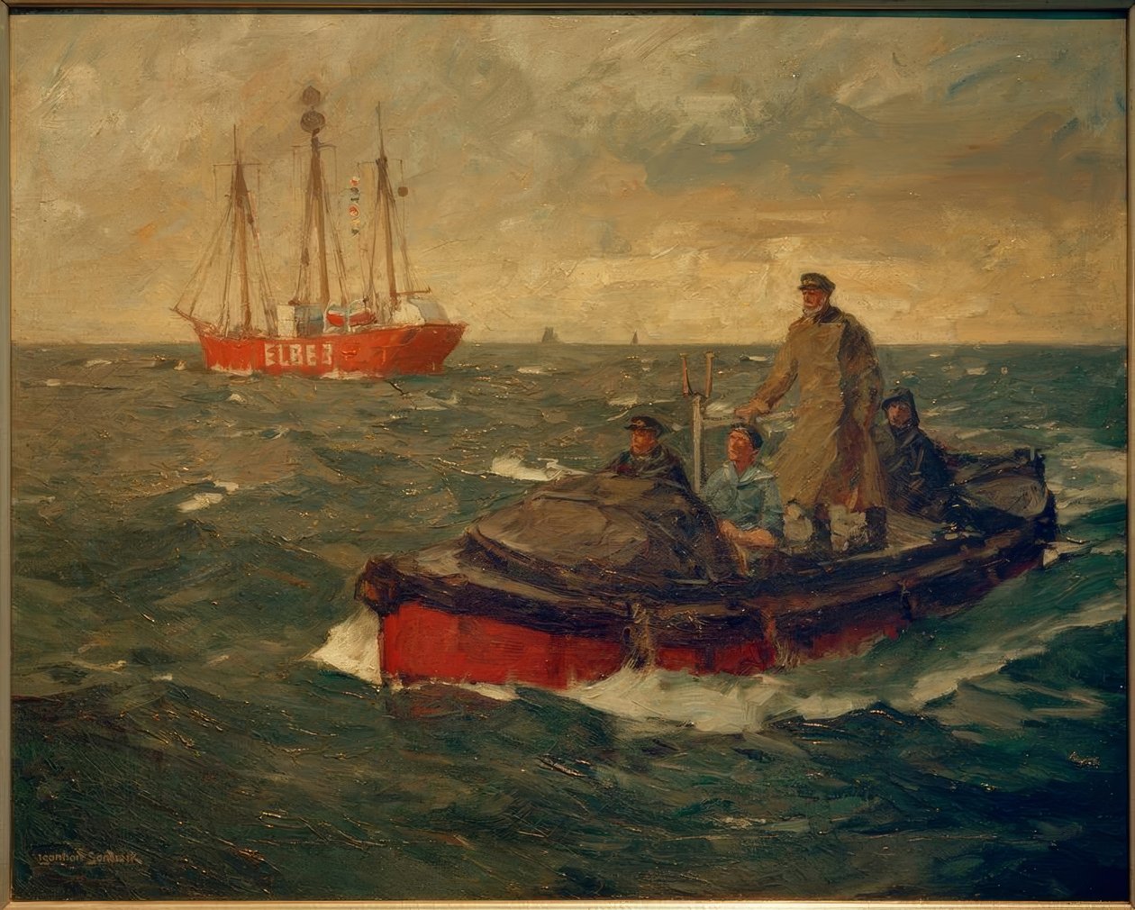 The Pilot is Coming by Leonhard Sandrock