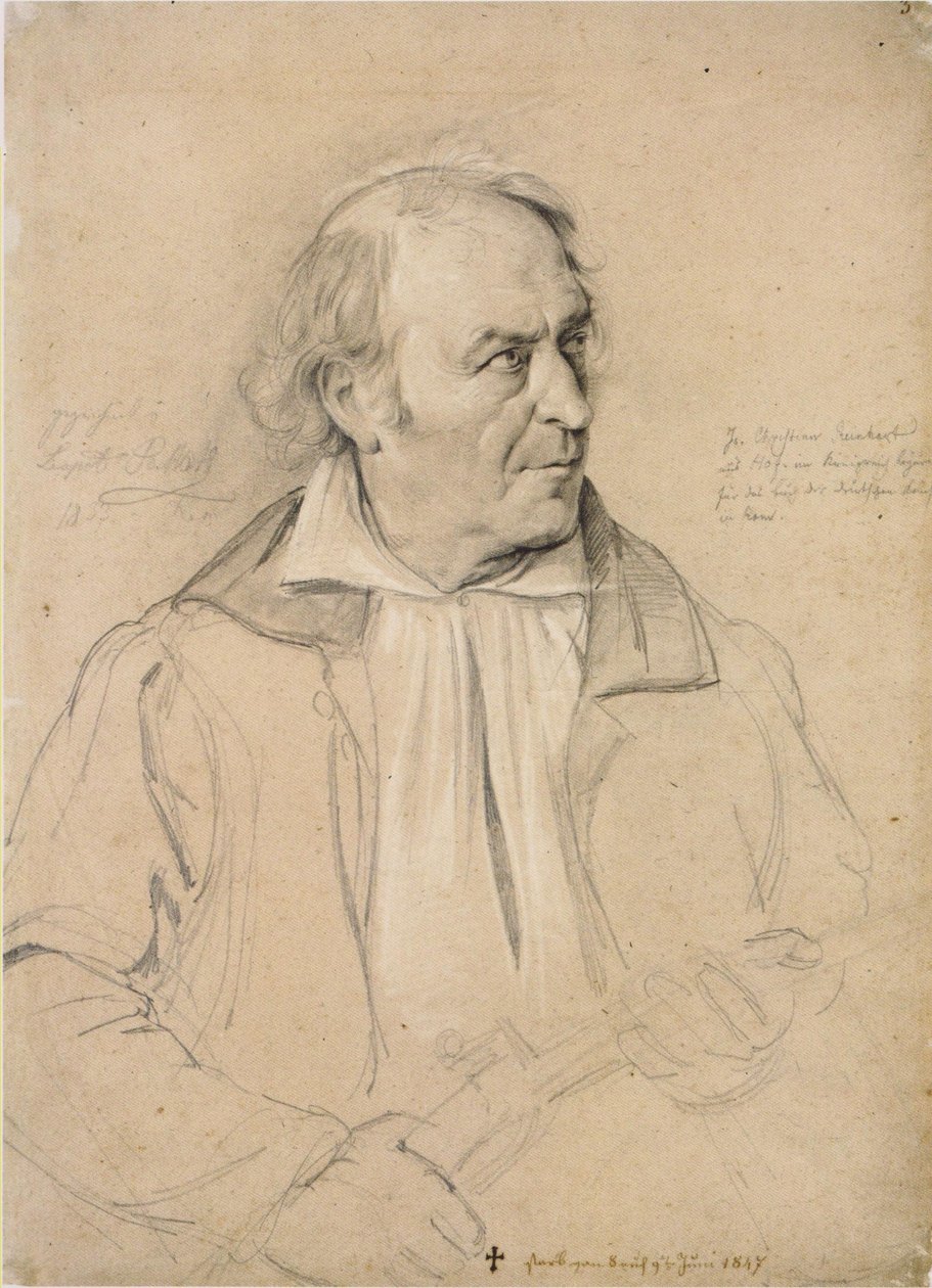 J C Reinhart by Leopold Pollak 1833 by Leopold Pollak