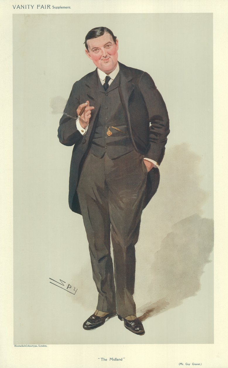 Mr W Guy Granet by Leslie Matthew Ward: Fine art print