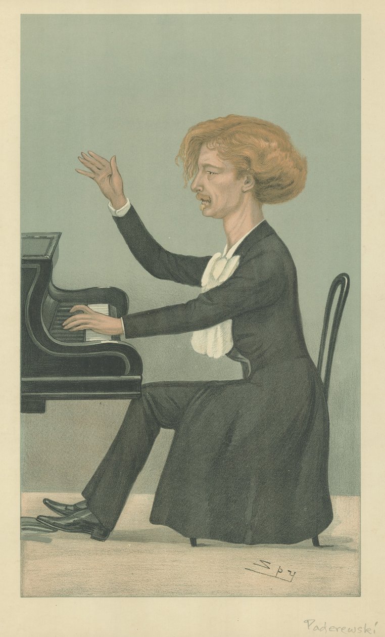 M Ignace Jan Paderewski by Leslie Matthew (1851-1922) Ward