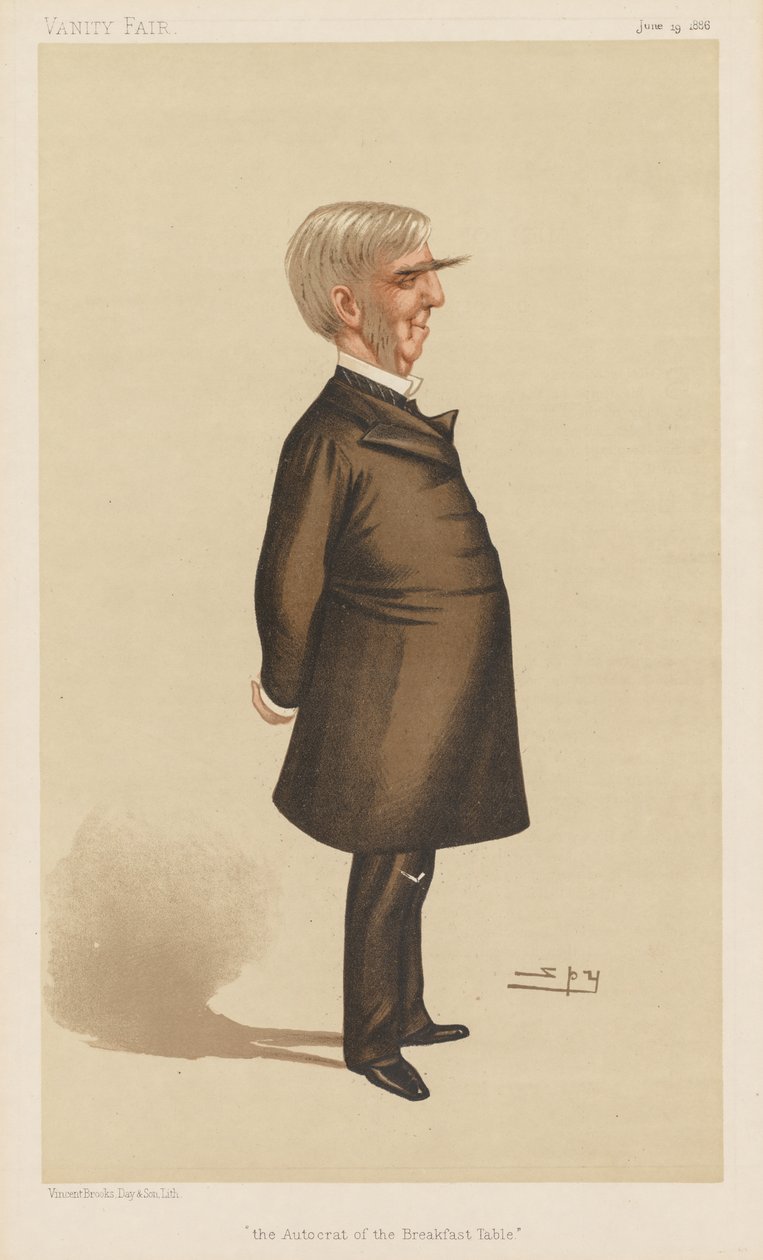 Vanity Fair: The Autocrat of the Breakfast Table, 1886 by Leslie Matthew