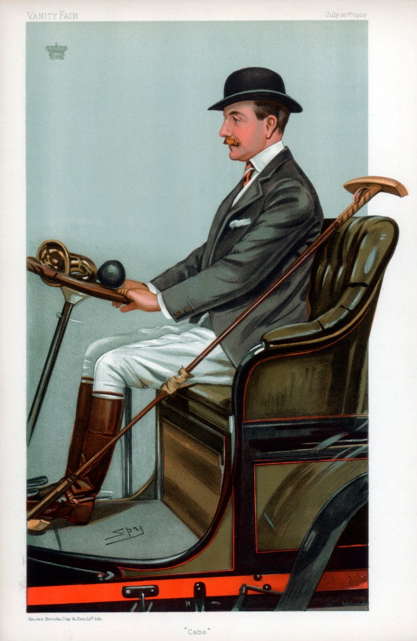 Cabs, 1903 by Leslie Matthew Ward