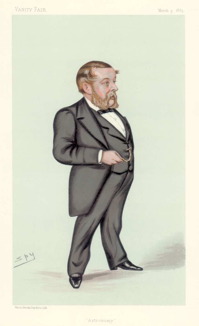 Richard Anthony Proctor, English astronomer, mathematician and popular science writer by Leslie Matthew Ward