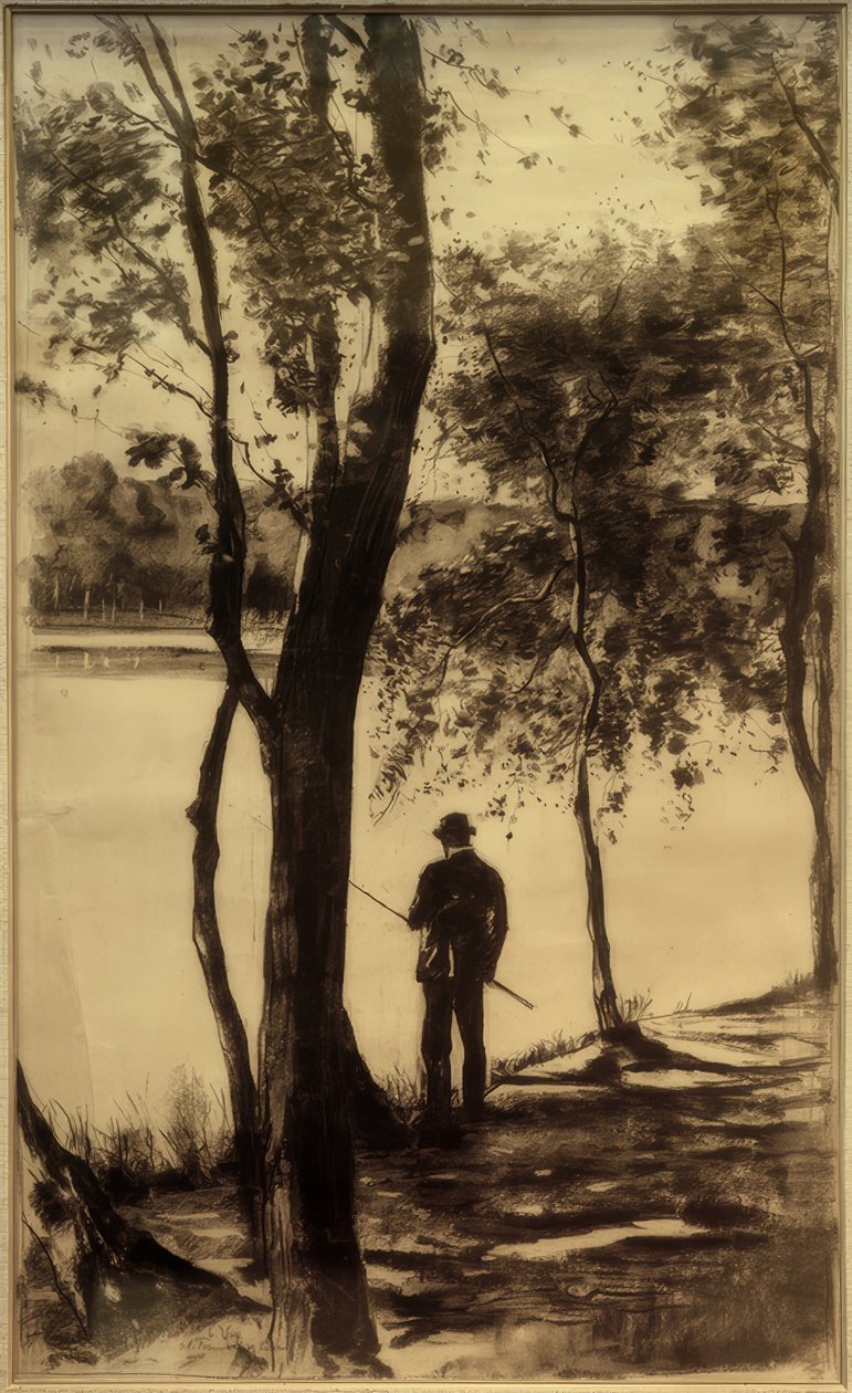 The Angler by Lesser Ury: Premium art reproduction