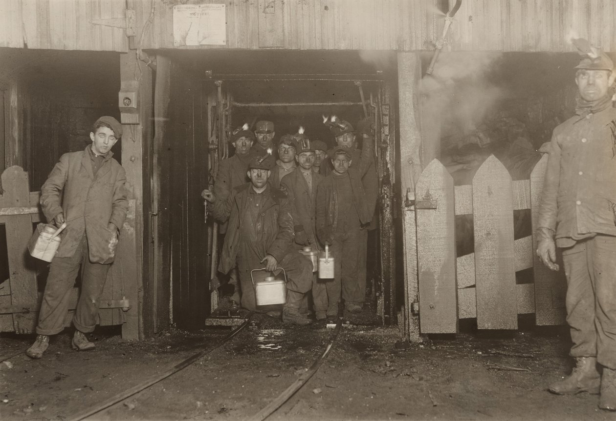 At the Close of the Day, Pennsylvania by Lewis Wickes Hine