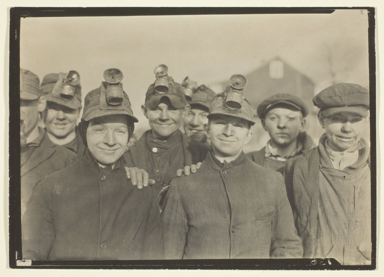 Breaker Boys in Pennsylvania Coal Mine by Lewis Wickes Hine