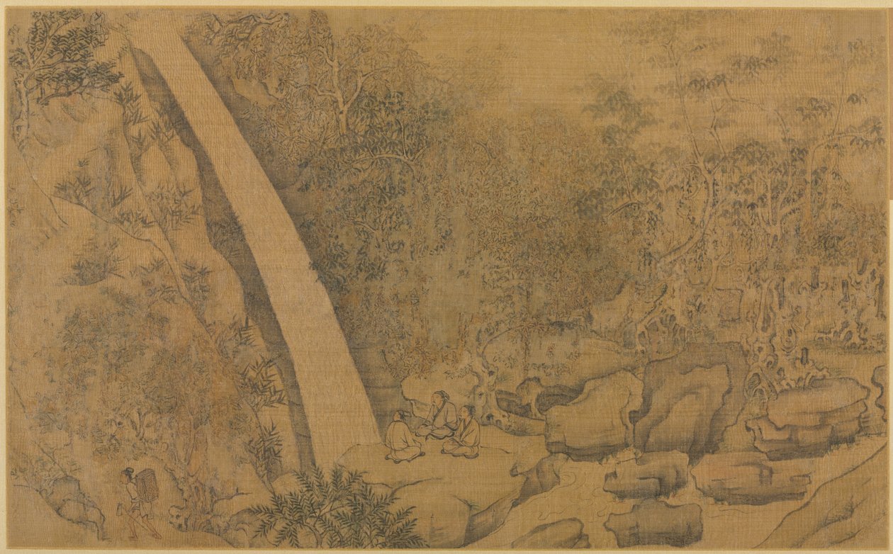 Dwelling in the Longmian Sleeping Dragon Mountains by Li Gonglin