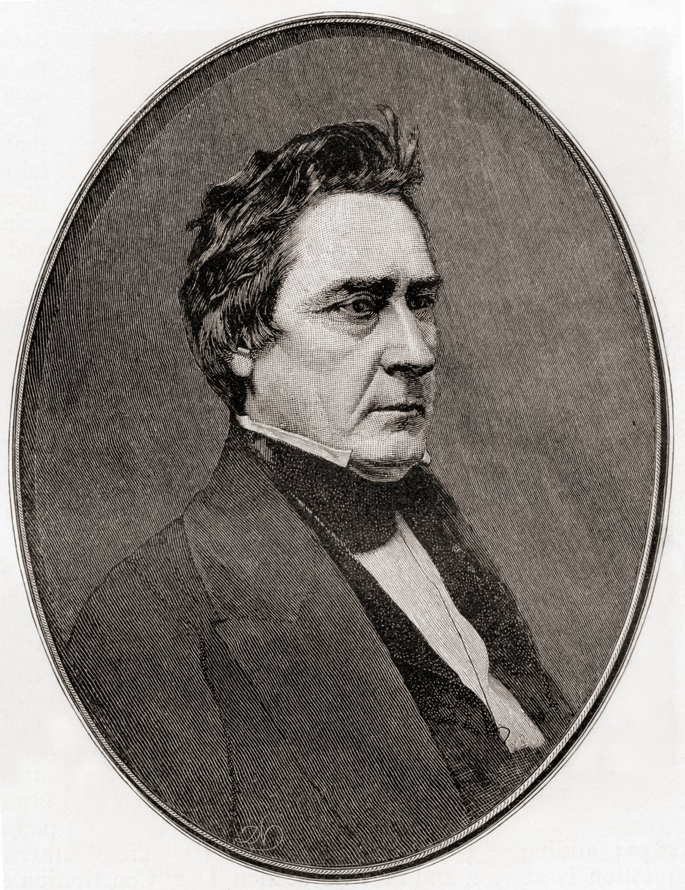 David Rice Atchison, from The Century Magazine, published 1887 by Unbekannt Unbekannt