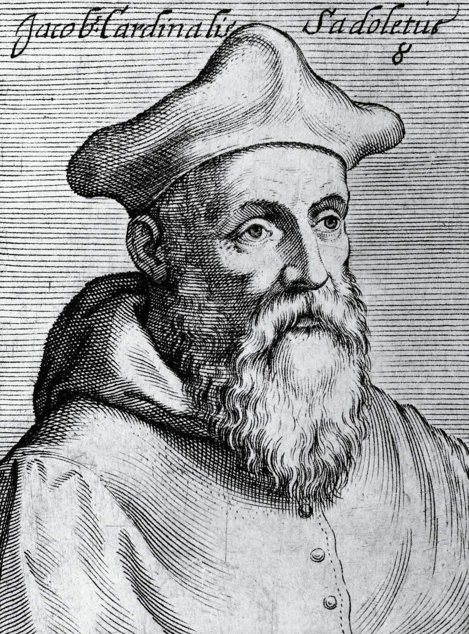 Portrait of Jacopo Sadoleto (1477-1547), Italian humanist, Catholic Bishop, and Cardinal, from Illustrissimorum, omnique virtutis, et scientiarum laude praestantissimoru virorum icones, by Claudius Pernetus by Unbekannt Unbekannt
