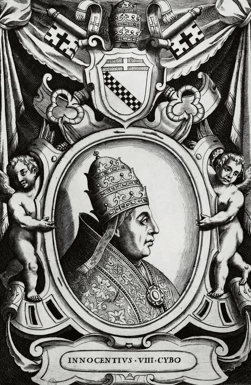 Portrait of Pope Innocent VIII (Giovanni Battista Cybo) by Unbekannt Unbekannt