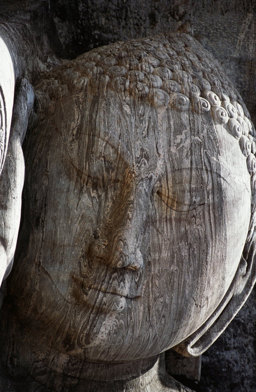 Ancient City of Polonnaruwa, Gal Vihara, reclining Buddha statue by Unbekannt Unbekannt