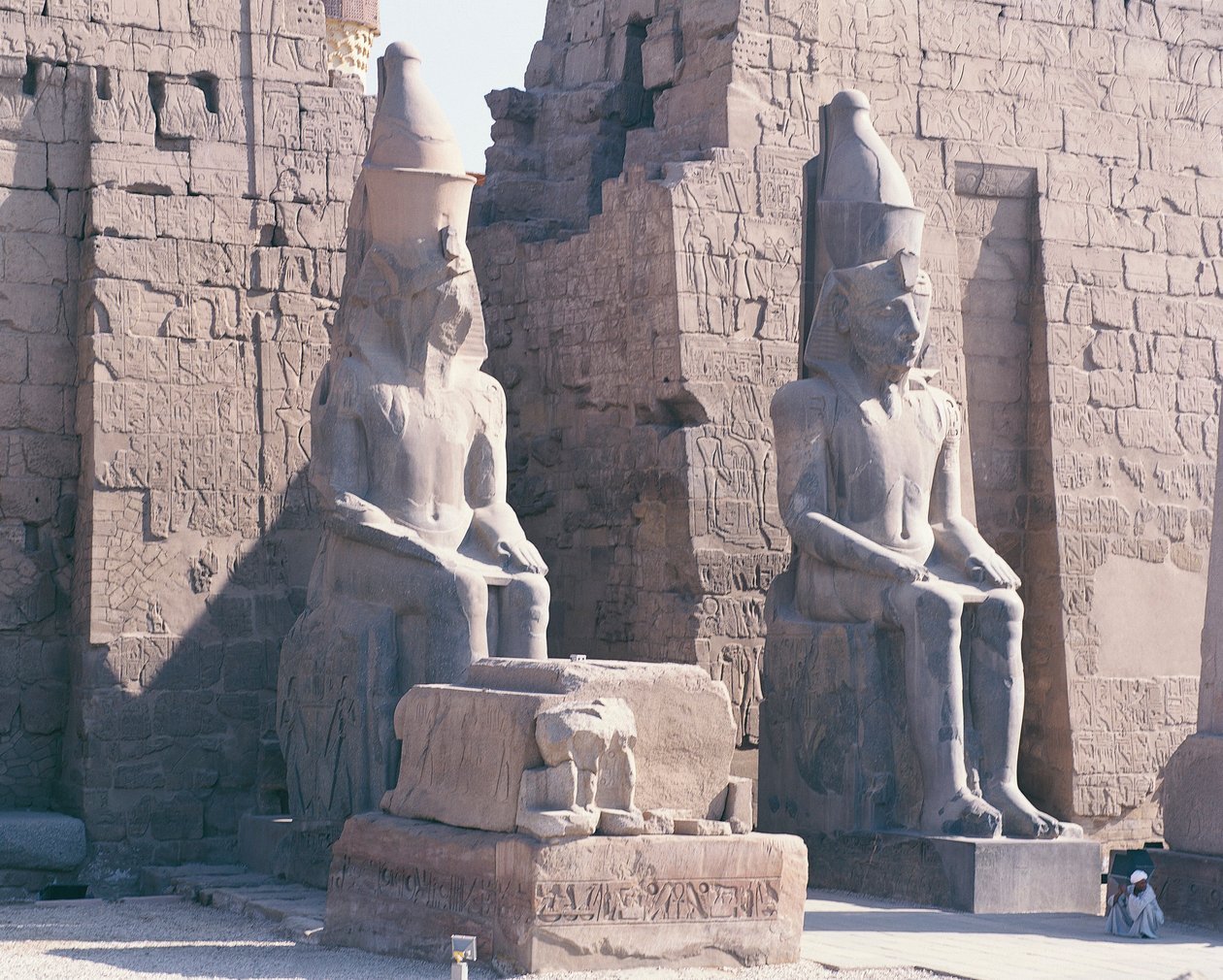 Temple of Luxor, Pylon of Ramses II by Unbekannt Unbekannt