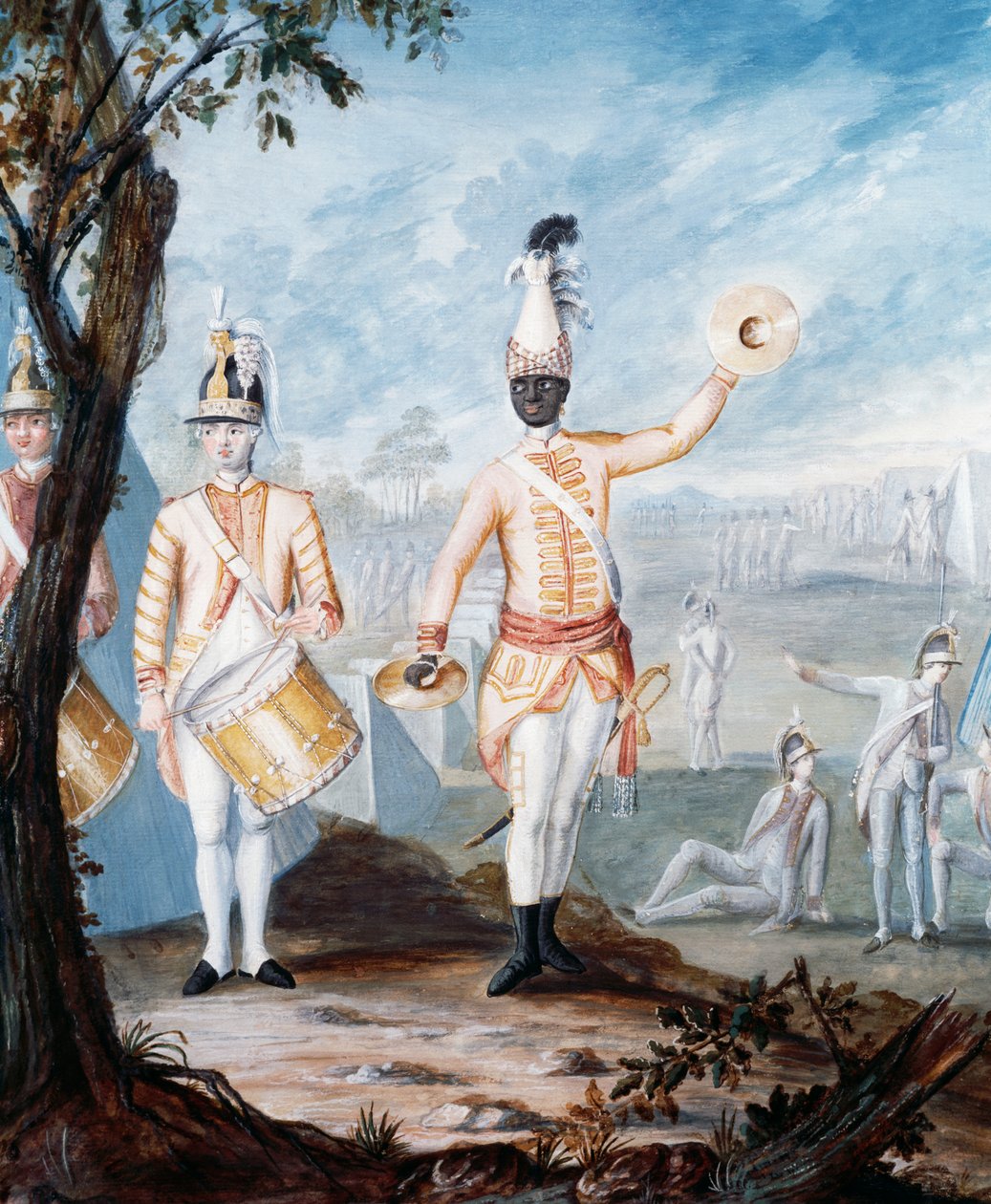 Uniforms of the French Infantry During the American Revolutionary War, Gouache by Nicolas Hoffmann by Unbekannt Unbekannt