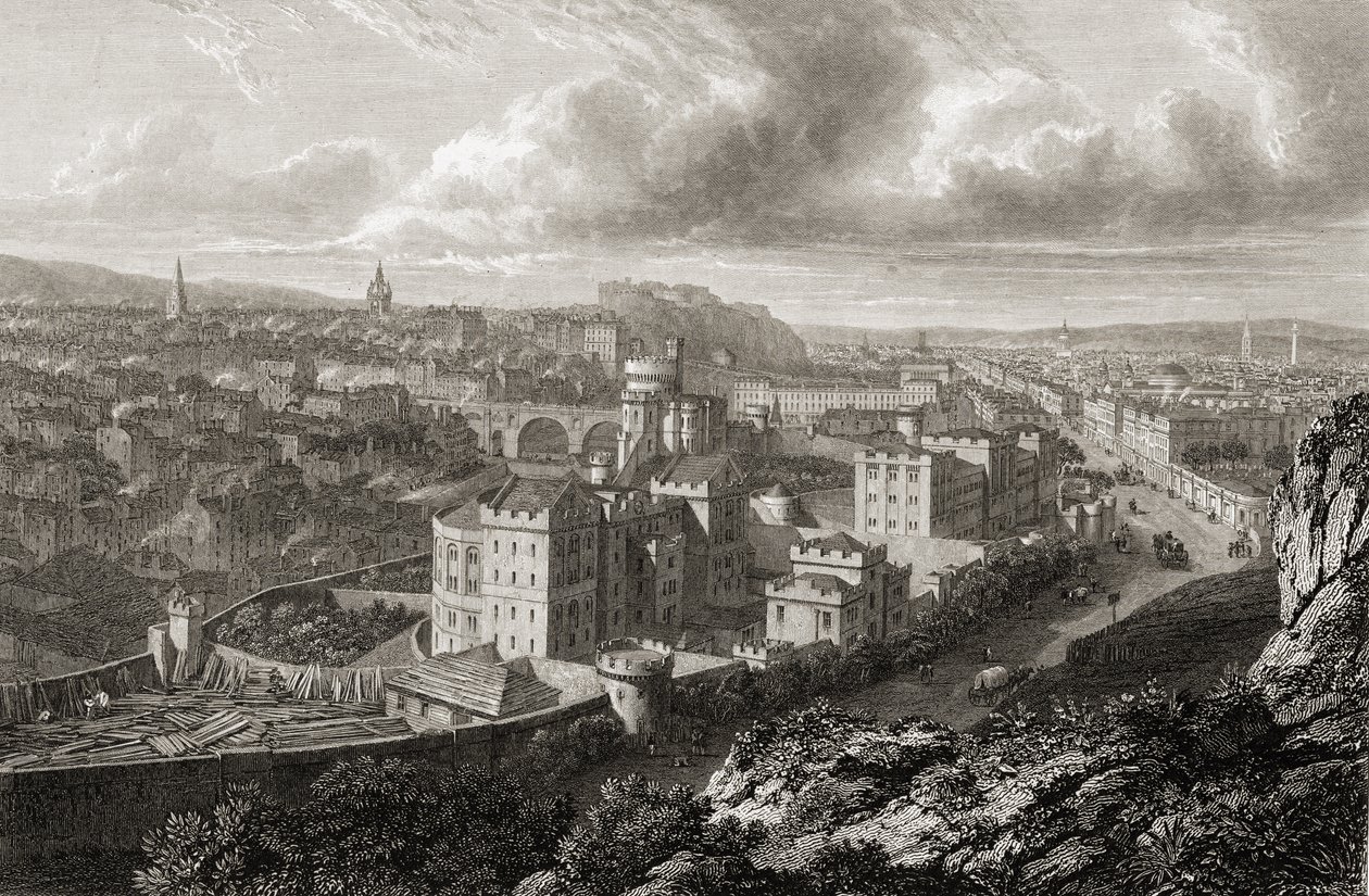 View from Calton Hill, Edinburgh, from 