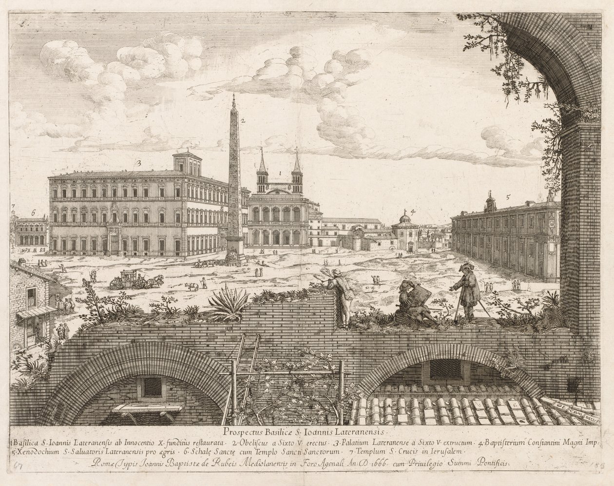 S. Giovanni in Laterano by Lievin Cruyl