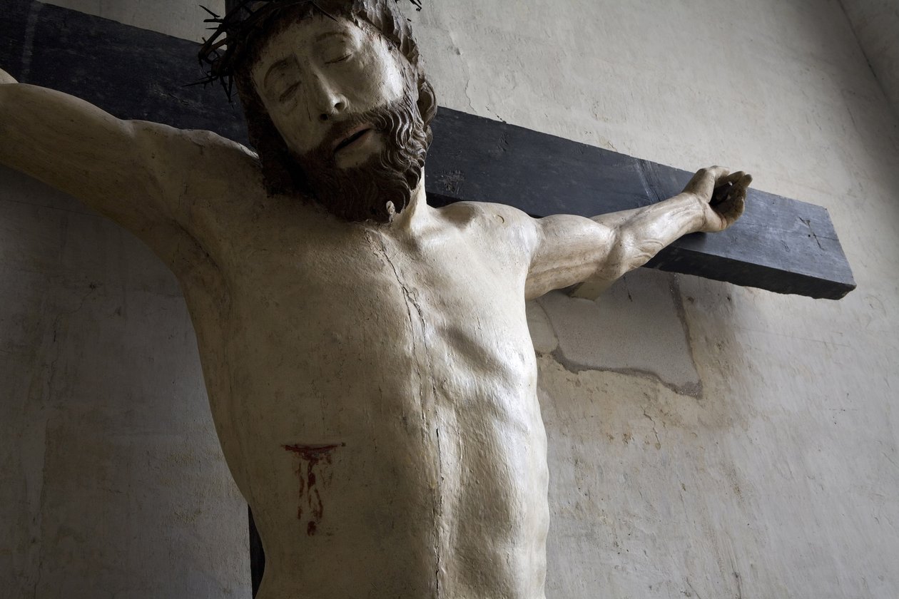 Christ on the Cross (detail) by Ligier Richier