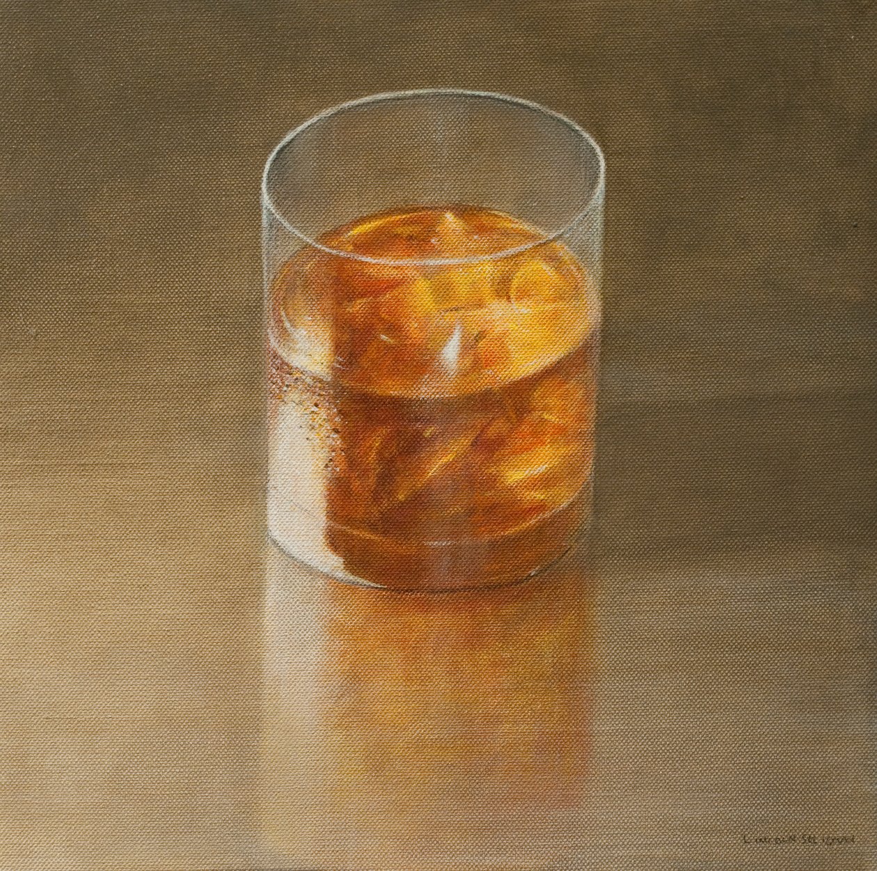 Glass of Whisky, 2010 by Lincoln Seligman