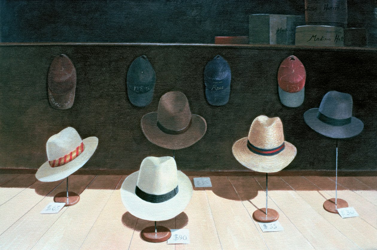 Hat Shop by Lincoln Seligman