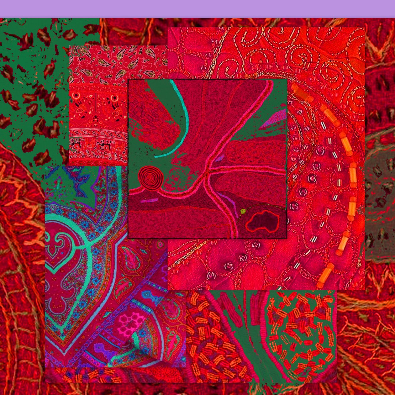 Collage of Color, 2018 by linda arthurs
