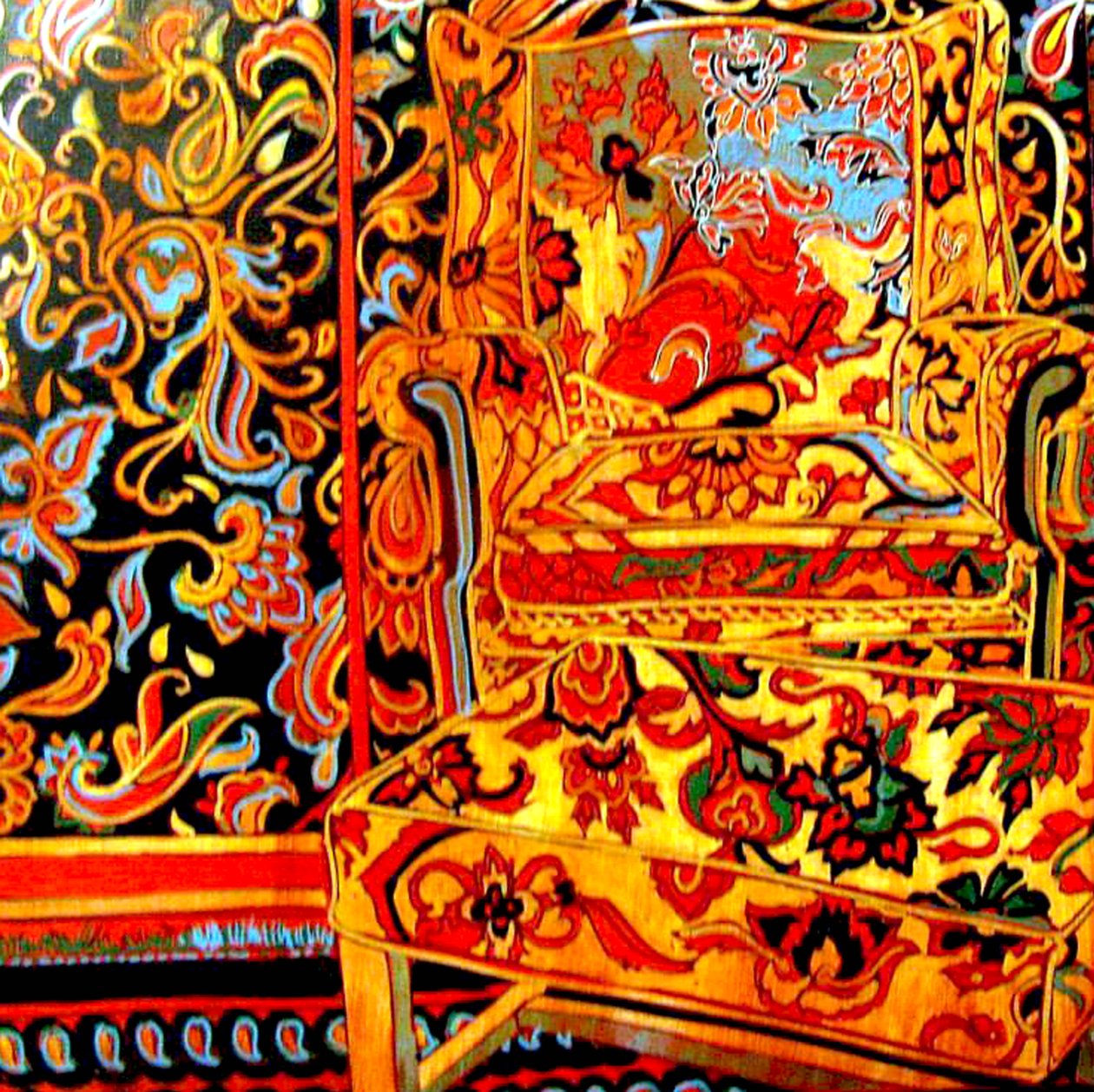 Suzani Room, 2011 by linda arthurs