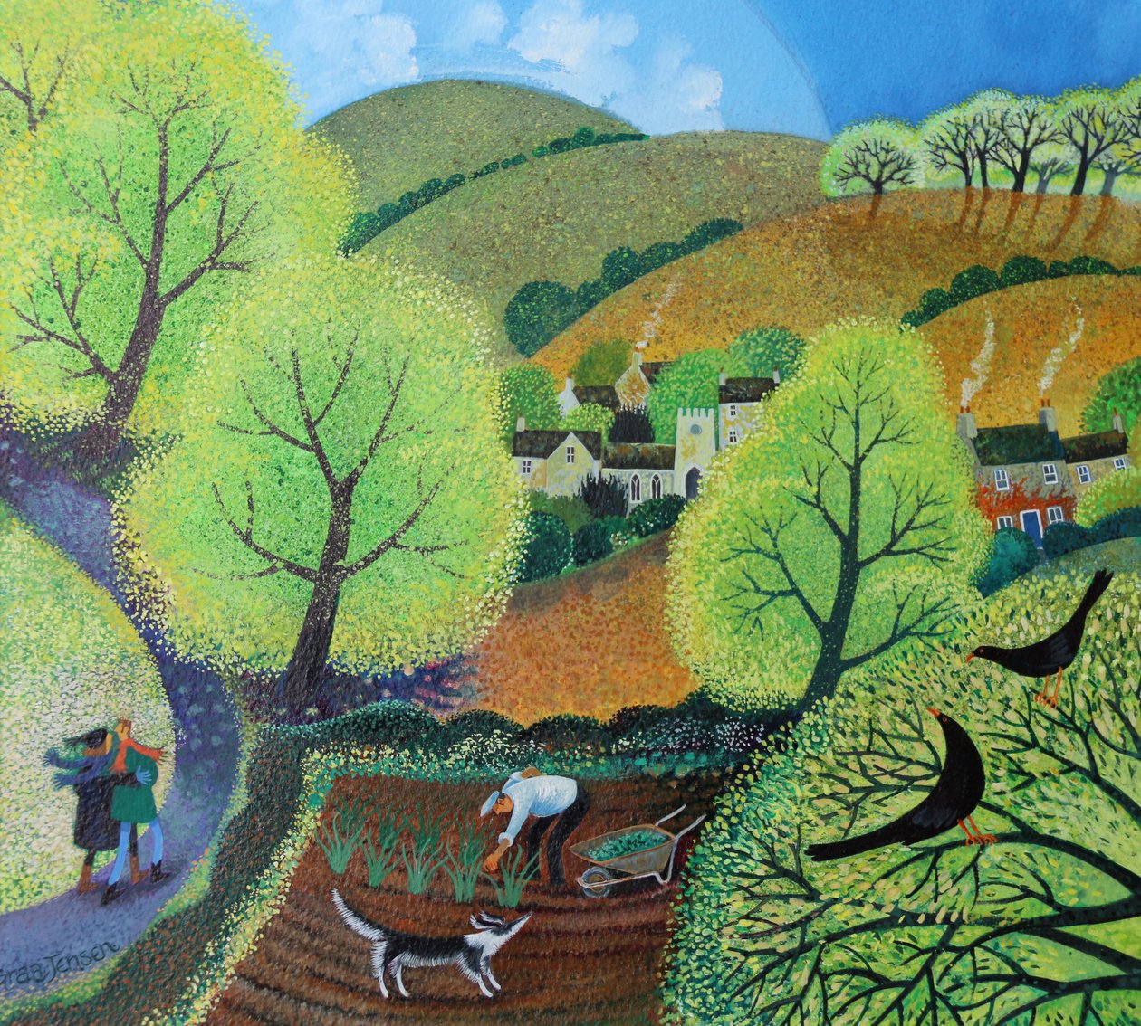 Out for a Stroll, 2016 by Lisa Graa Jensen