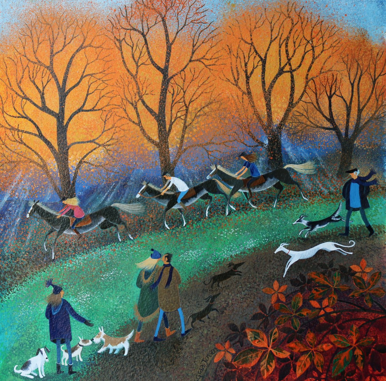 Ponies on the Common by Lisa Graa Jensen