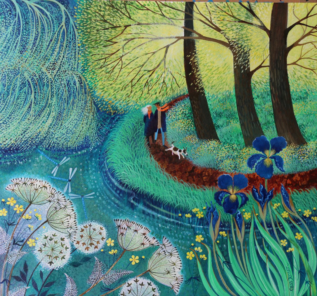 River Wey Walk, 2017 by Lisa Graa Jensen
