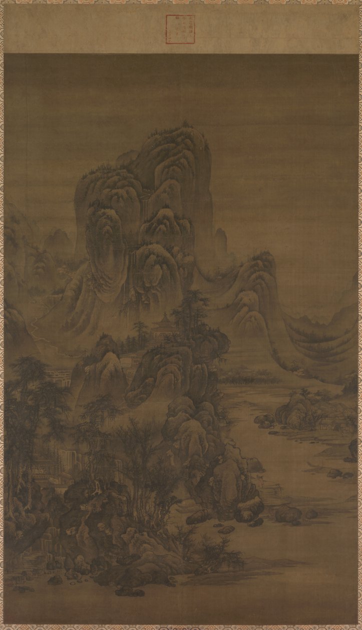 Landscape in the Style of Juran, 1368-1644 by Liu Du