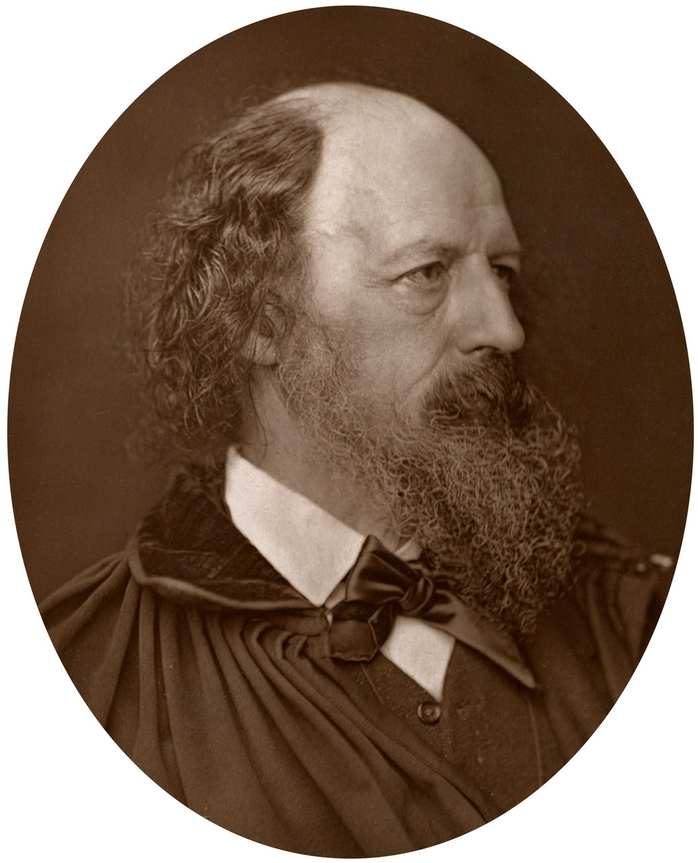 Alfred Tennyson, English Poet Laureate, 1883 by Lock and Whitfield