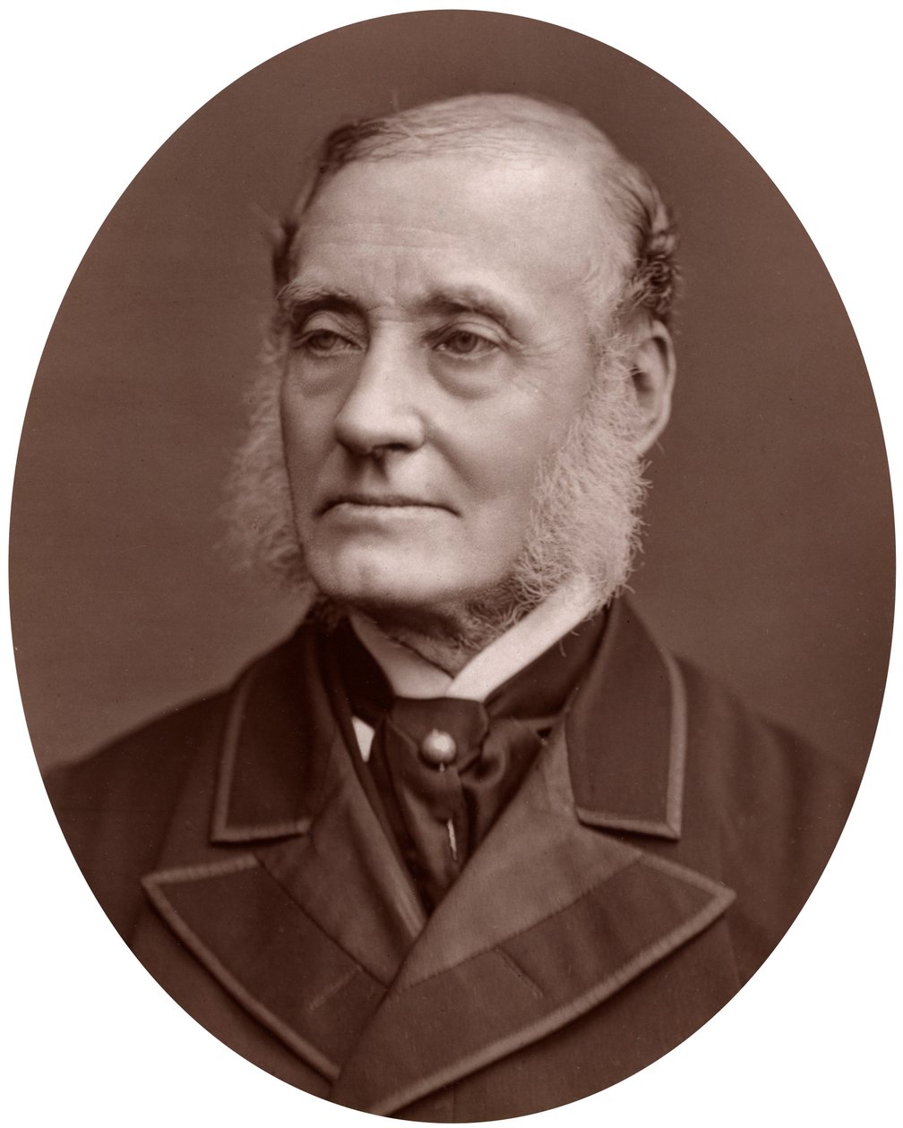 Sir Rutherford Alcock, British diplomat and President of the Royal Geographical Society, 1877 by Lock and Whitfield