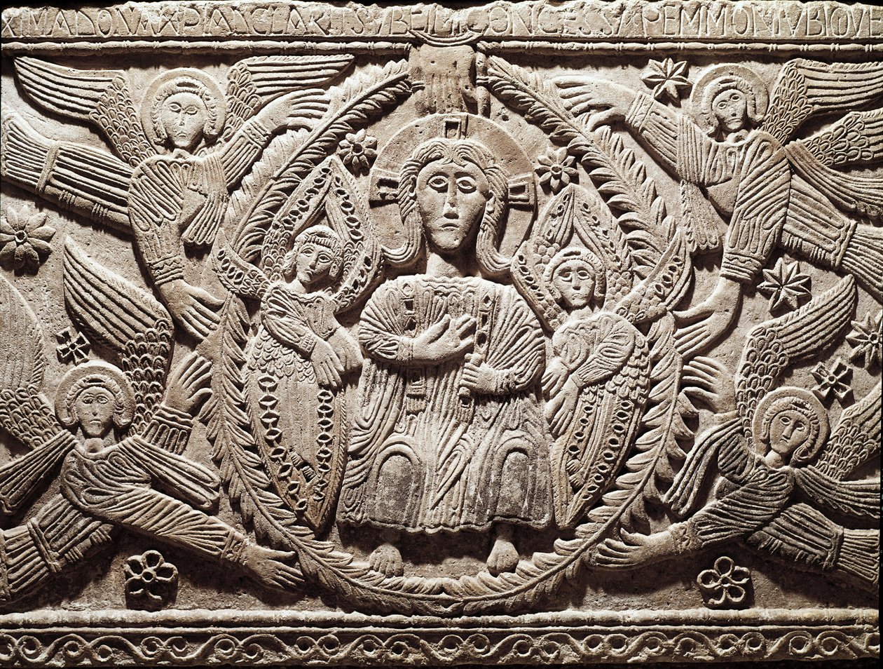 Christ in Glory, Low Relief from the Altar of Duke Rachis by Lombard School
