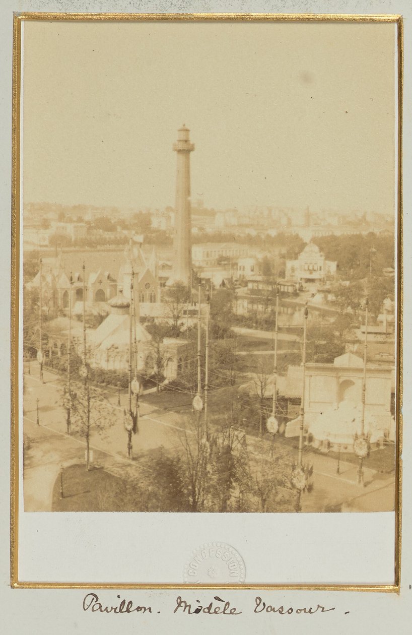 The French Park, Taken from the English Lighthouse by Léon and Lévy