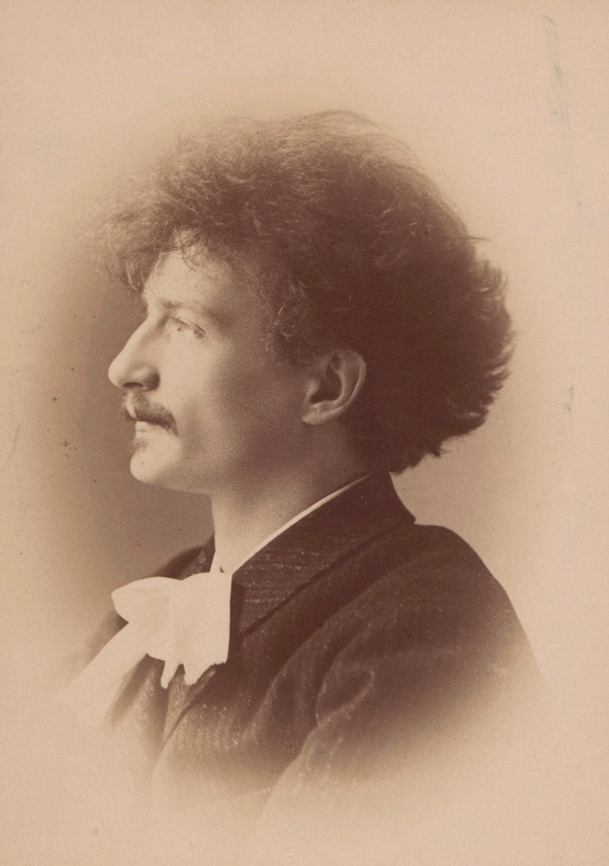 Portrait of the composer Ignacy Jan Paderewski, 1860-1941 by London . Photo studio Elliott and