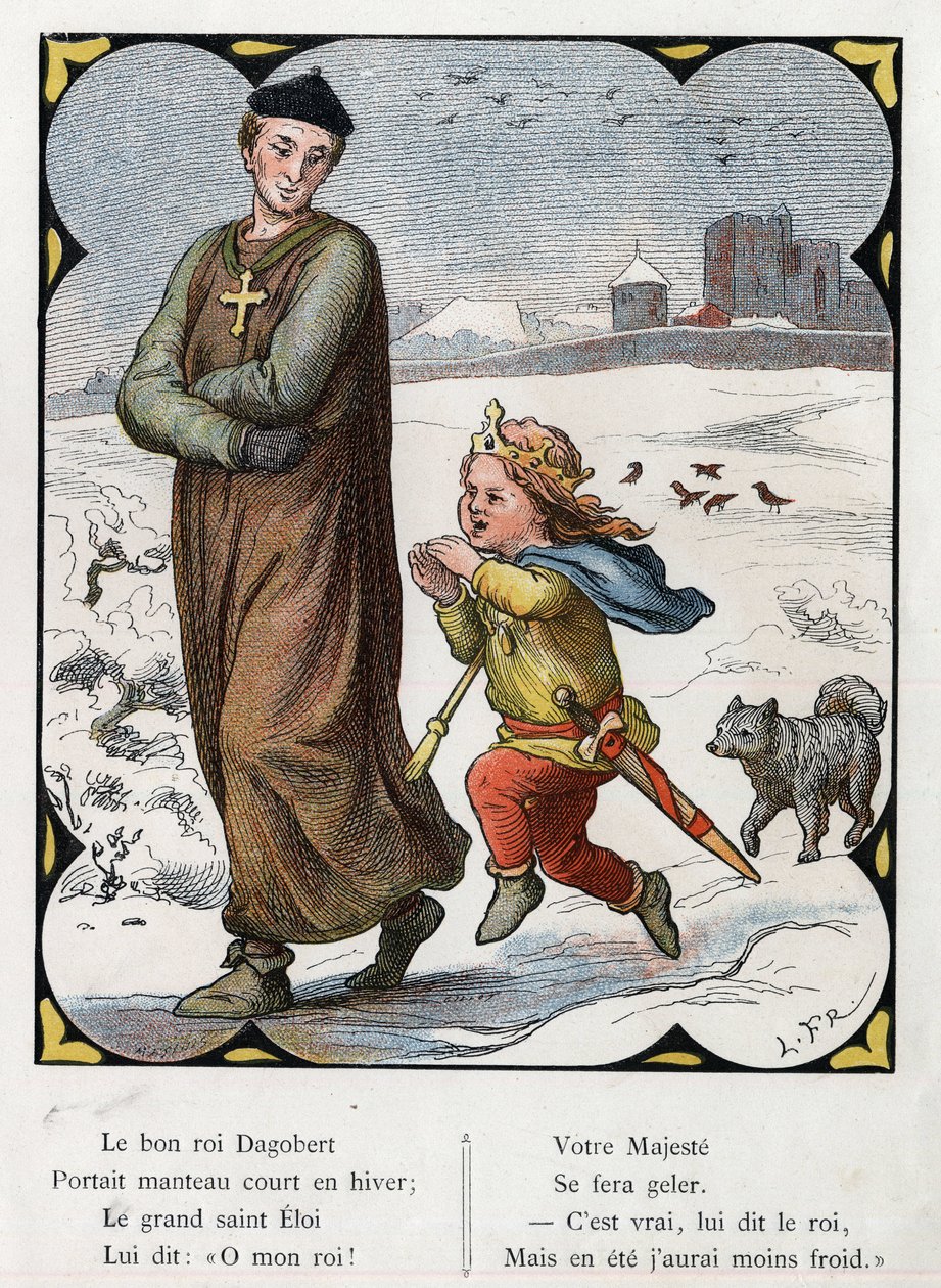 Illustration by Lorenz Frolich (1820-1908) for the popular song 
