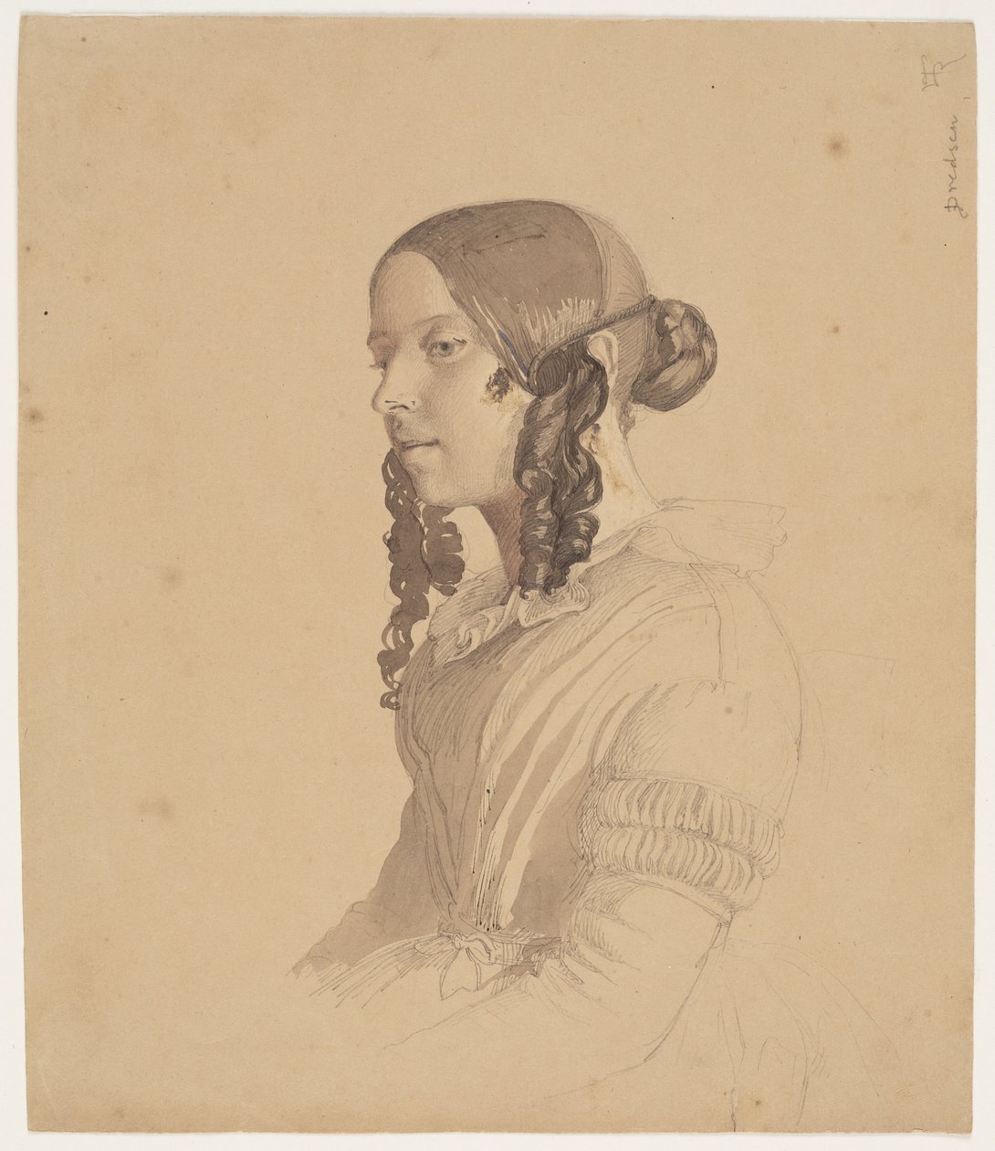 Portrait of a Lady (Helene v. Germadt) by Lorenz Frølich
