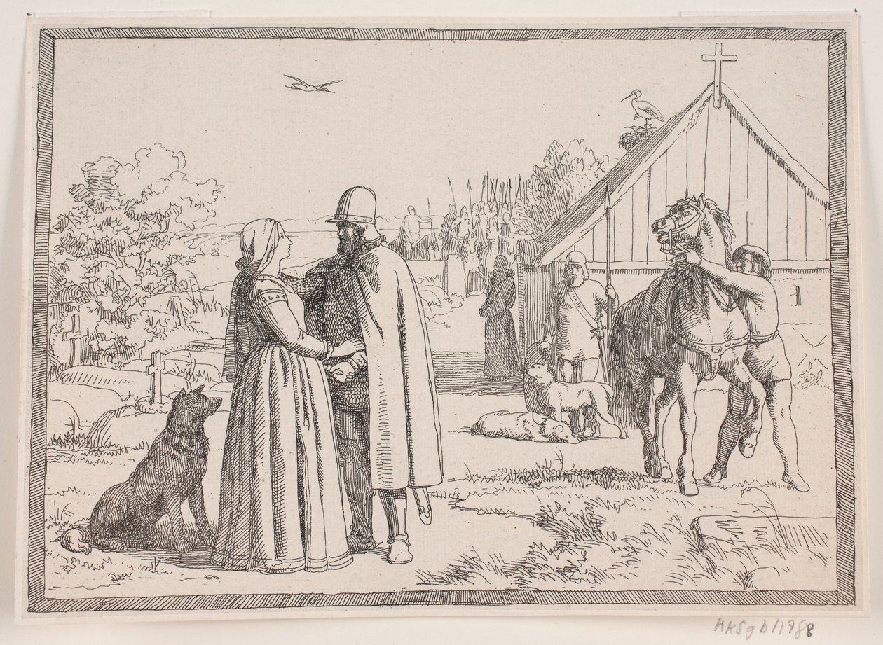 Illustration for Adam Oehlenschläger