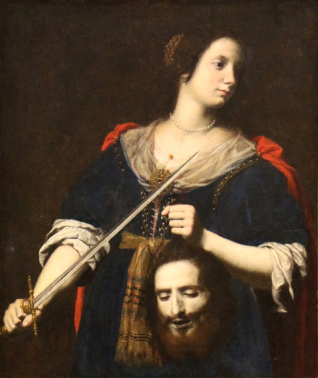 Judith Holding the Head of Holofernes by Lorenzo Lippi